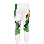 Tropical Toco  Toucan Print Men's leggings