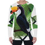 Tropical Toco  Toucan Print Men's Long Sleeve T-Shirt