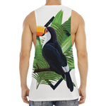 Tropical Toco  Toucan Print Men's Muscle Tank Top