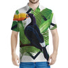 Tropical Toco  Toucan Print Men's Polo Shirt