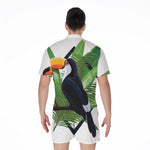 Tropical Toco  Toucan Print Men's Rompers