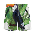 Tropical Toco Toucan Print Men's Athletic Shorts