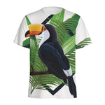 Tropical Toco  Toucan Print Men's Sports T-Shirt