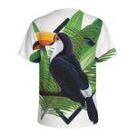 Tropical Toco  Toucan Print Men's Sports T-Shirt