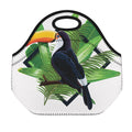 Tropical Toco Toucan Print Neoprene Lunch Bag