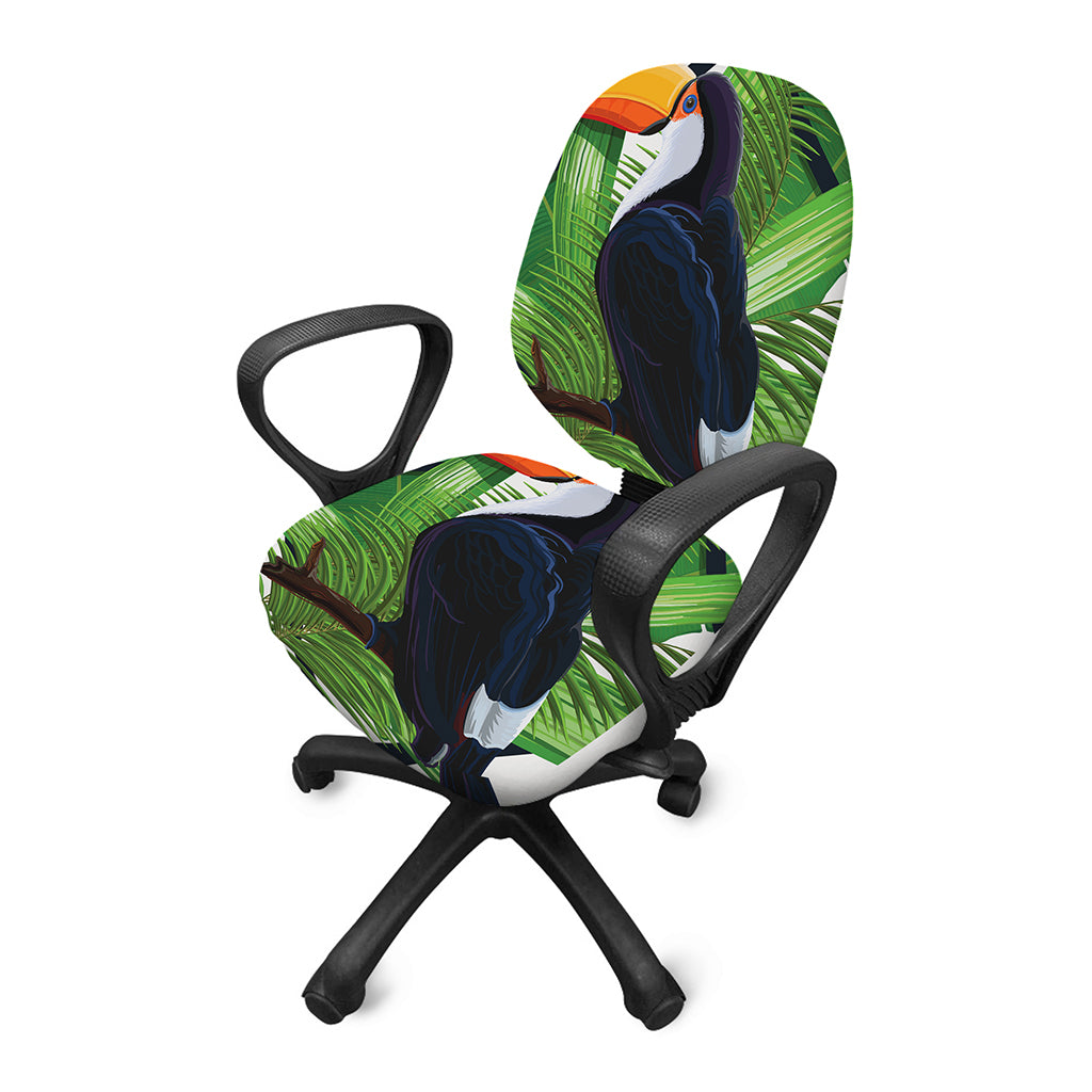 Tropical Toco  Toucan Print Office Chair Cover