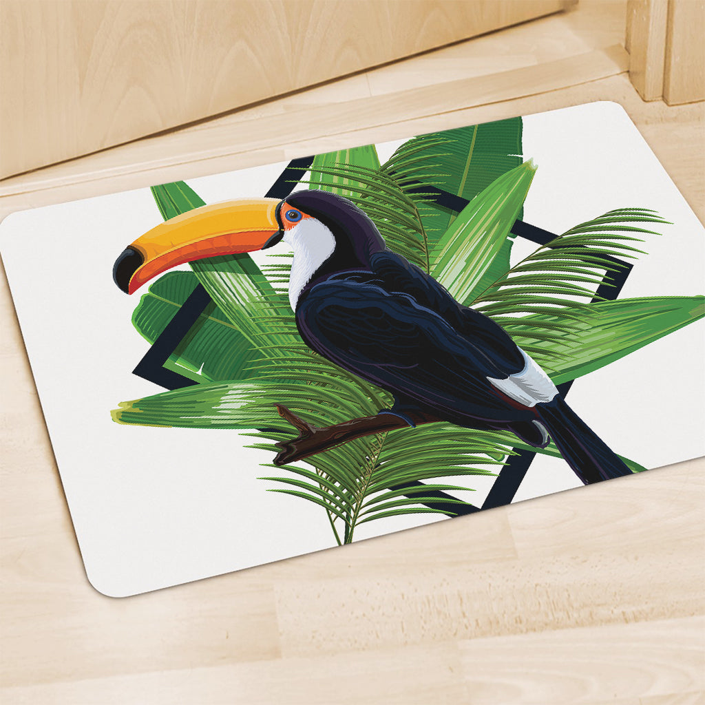 Tropical Toco  Toucan Print Polyester Doormat