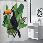 Tropical Toco  Toucan Print Premium Shower Curtain