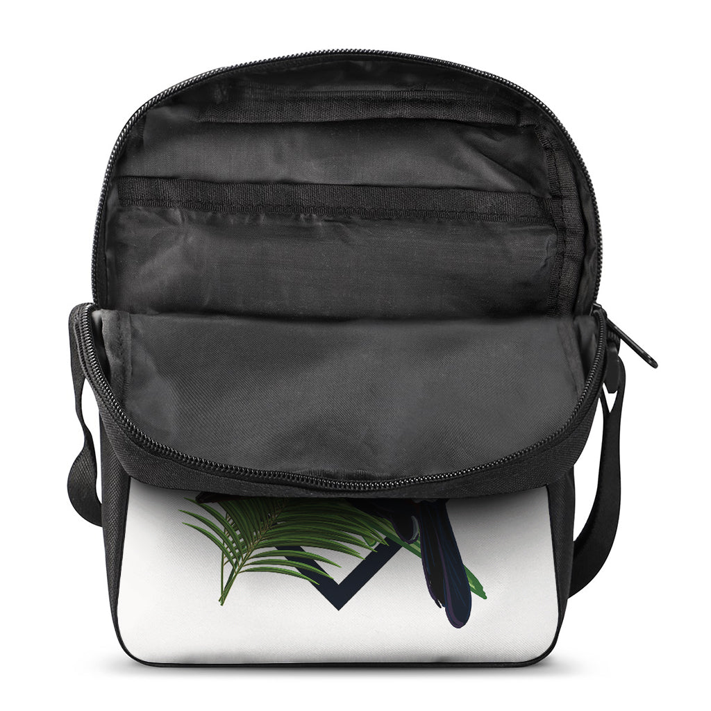Tropical Toco  Toucan Print Rectangular Crossbody Bag
