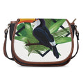 Tropical Toco Toucan Print Saddle Bag