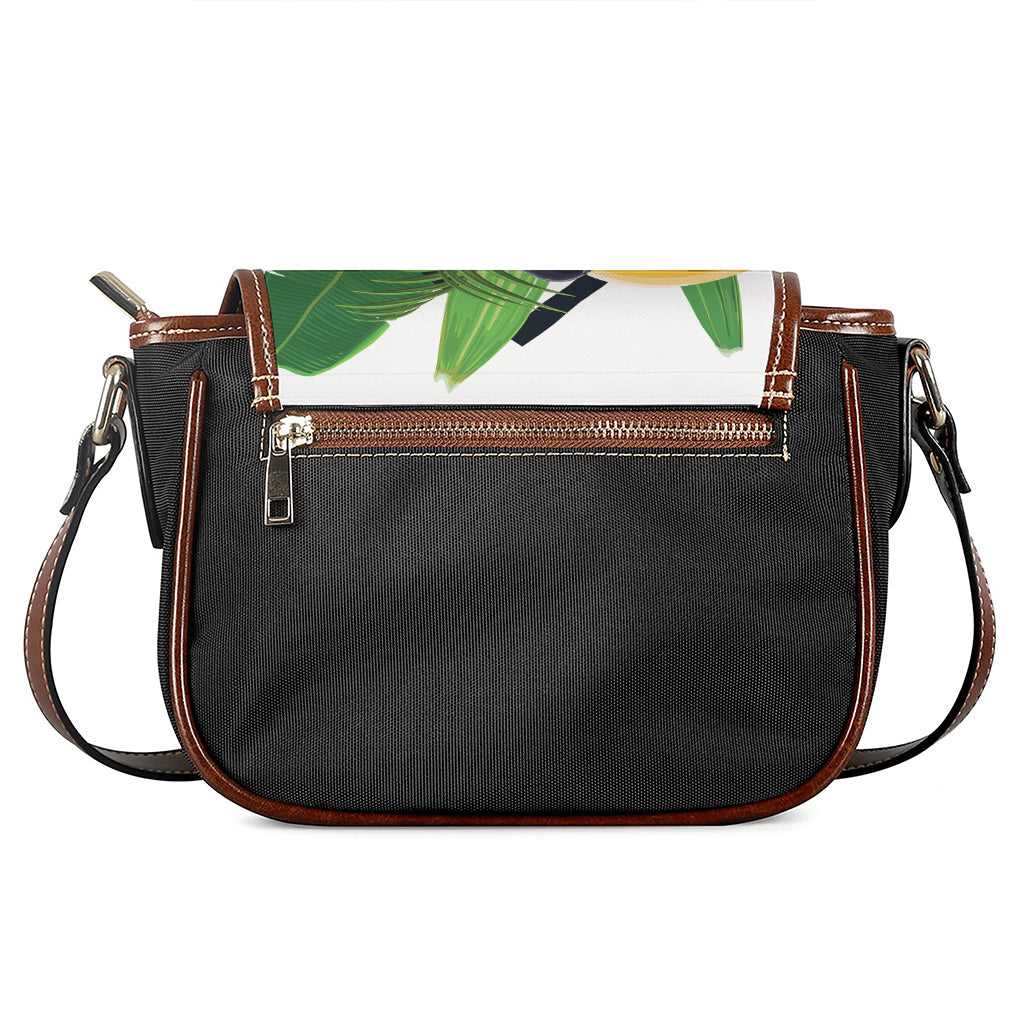 Tropical Toco  Toucan Print Saddle Bag