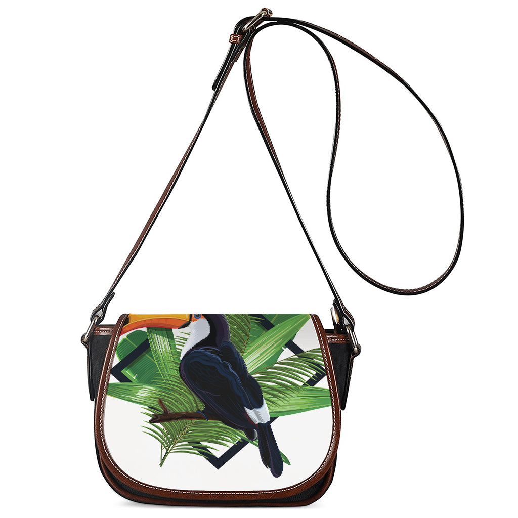 Tropical Toco  Toucan Print Saddle Bag