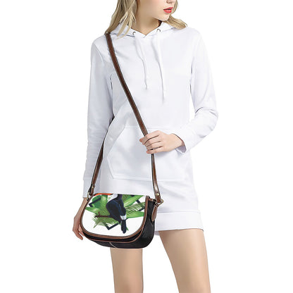 Tropical Toco  Toucan Print Saddle Bag