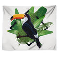 Tropical Toco Toucan Print Tapestry