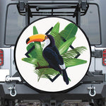 Tropical Toco  Toucan Print Tire Cover