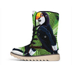 Tropical Toco  Toucan Print Winter Boots