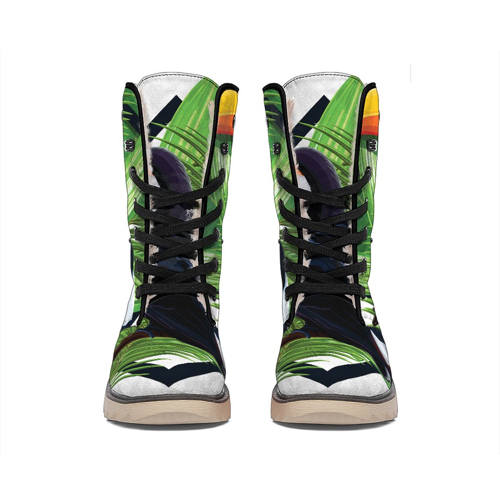 Tropical Toco  Toucan Print Winter Boots