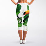 Tropical Toco  Toucan Print Women's Capri Leggings