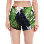 Tropical Toco  Toucan Print Women's Split Running Shorts