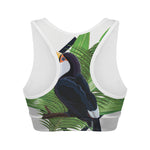 Tropical Toco  Toucan Print Women's Sports Bra