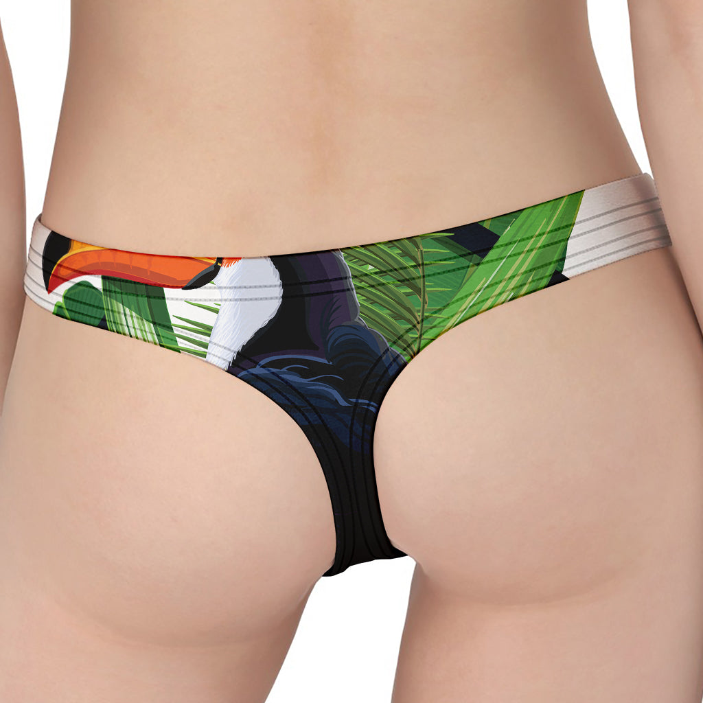 Tropical Toco  Toucan Print Women's Thong