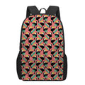 Tropical Toco Toucan Pattern Print 17 Inch Backpack
