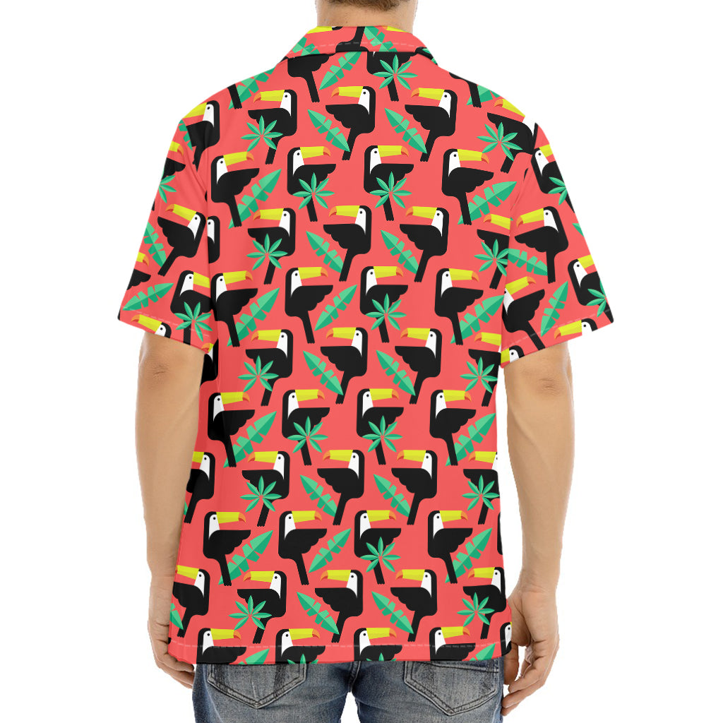 Tropical Toco Toucan Pattern Print Aloha Shirt
