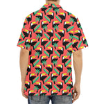 Tropical Toco Toucan Pattern Print Aloha Shirt