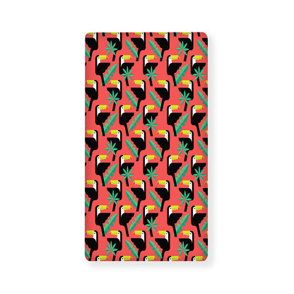 Tropical Toco Toucan Pattern Print Baby Crib Sheet