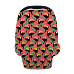 Tropical Toco Toucan Pattern Print Baby Seat Cover