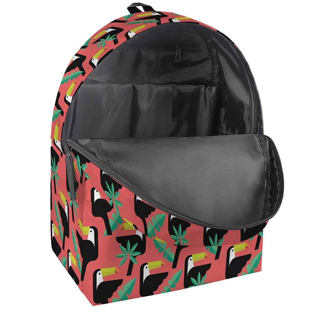 Tropical Toco Toucan Pattern Print Backpack