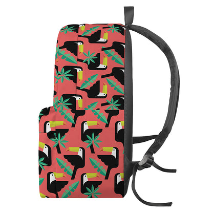Tropical Toco Toucan Pattern Print Backpack