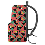 Tropical Toco Toucan Pattern Print Backpack
