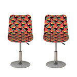 Tropical Toco Toucan Pattern Print Bar Stool Covers