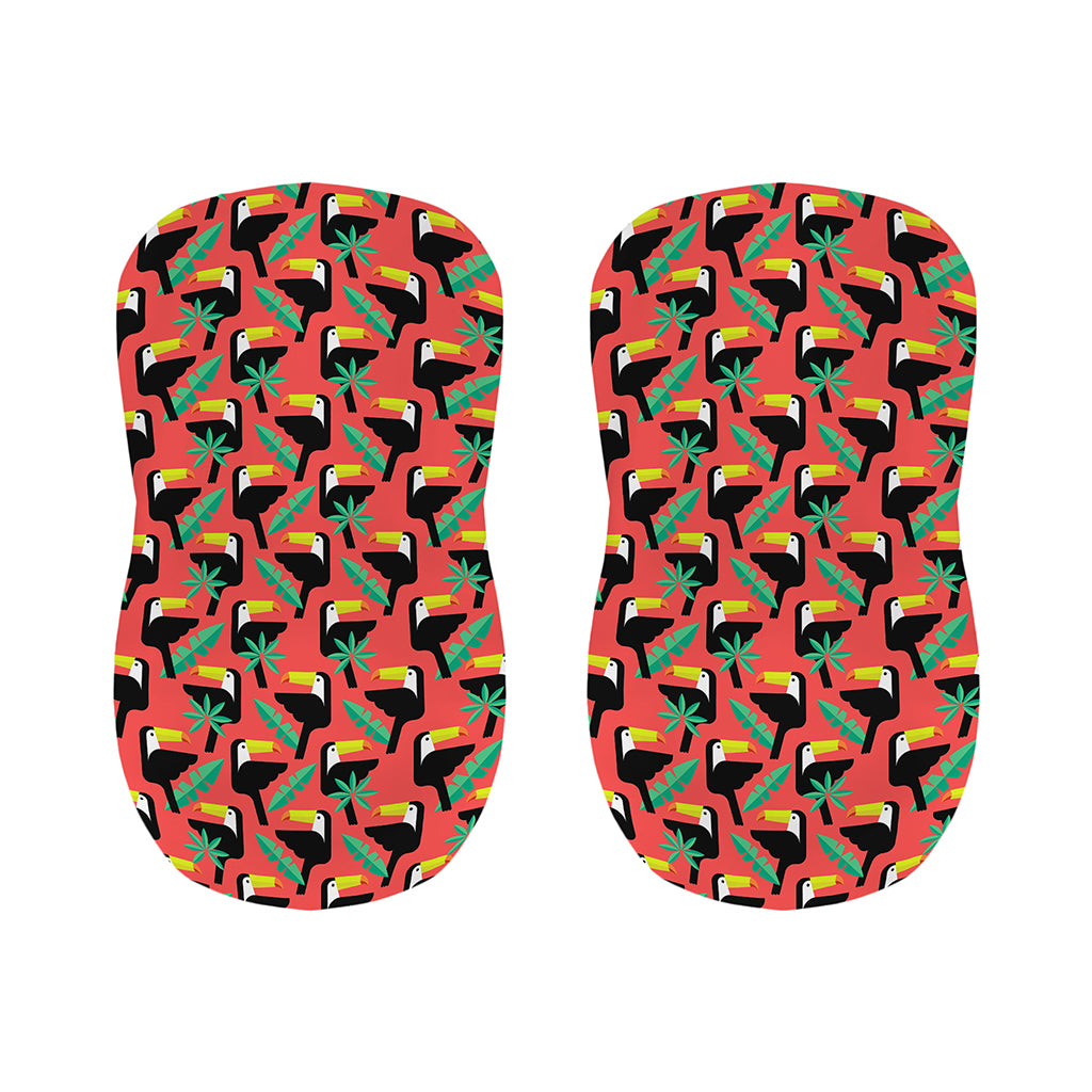 Tropical Toco Toucan Pattern Print Bar Stool Covers