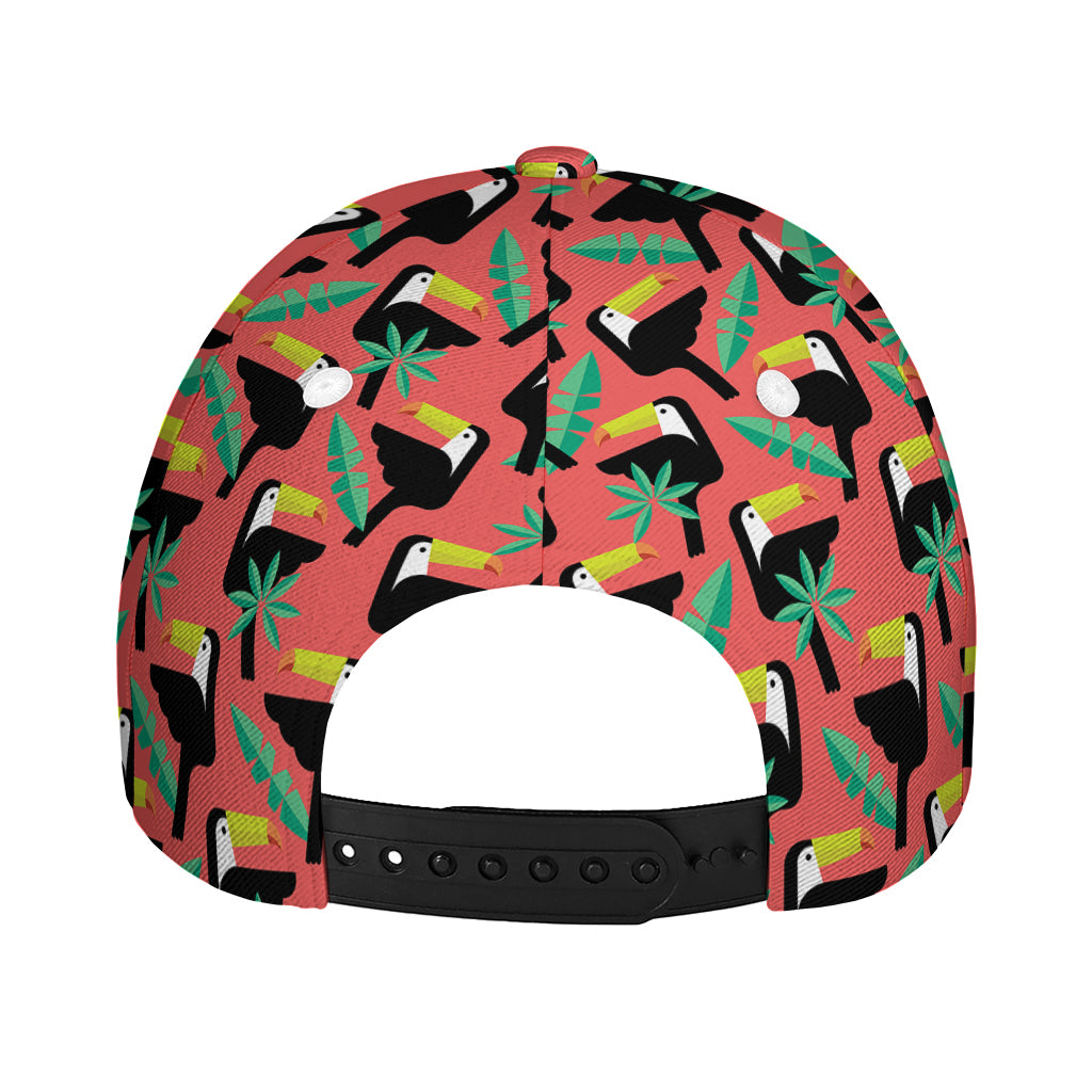 Tropical Toco Toucan Pattern Print Baseball Cap