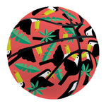 Tropical Toco Toucan Pattern Print Basketball