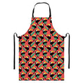 Tropical Toco Toucan Pattern Print Bib Apron With Pocket