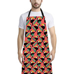Tropical Toco Toucan Pattern Print Bib Apron With Pocket