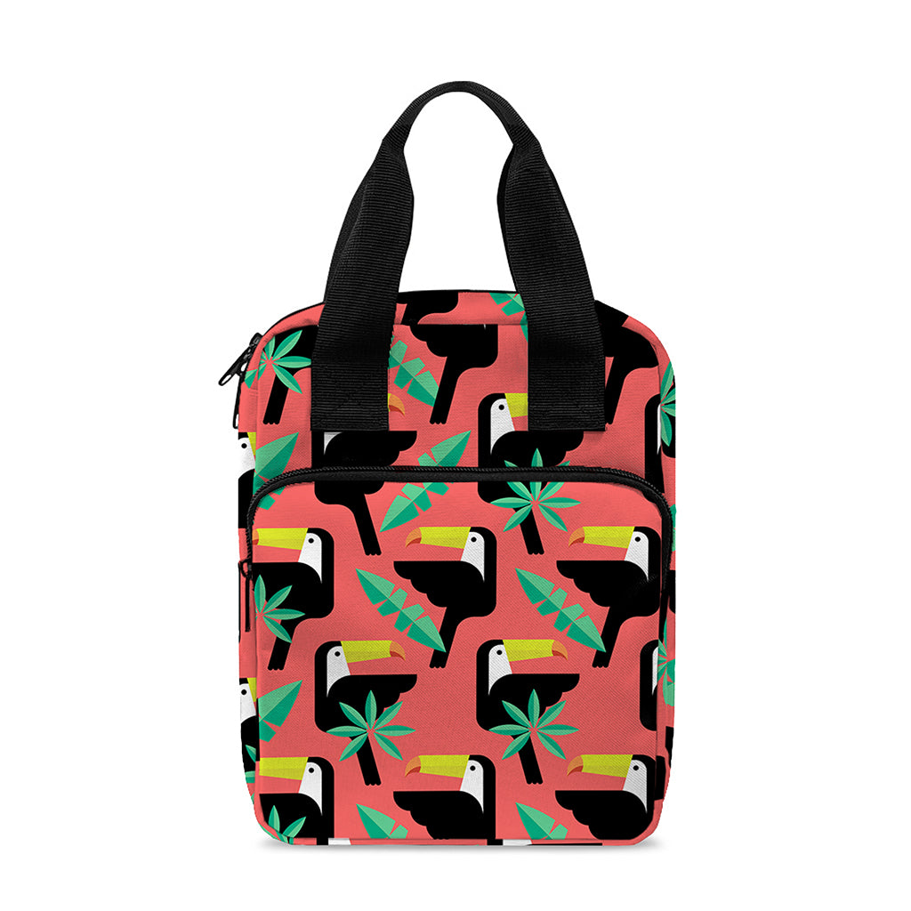 Tropical Toco Toucan Pattern Print Bible Tote Bag