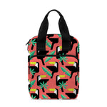 Tropical Toco Toucan Pattern Print Bible Tote Bag