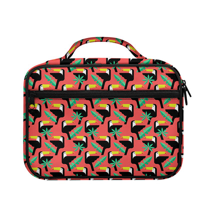 Tropical Toco Toucan Pattern Print Briefcase Bible Bag