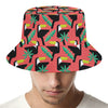 Tropical Toco Toucan Pattern Print Bucket Hat