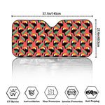 Tropical Toco Toucan Pattern Print Car Windshield Sun Shade