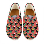 Tropical Toco Toucan Pattern Print Casual Shoes