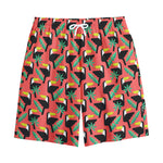 Tropical Toco Toucan Pattern Print Cotton Shorts