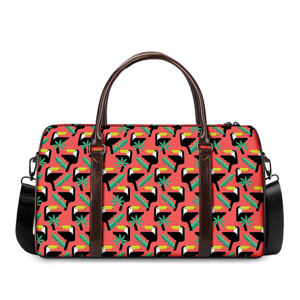 Tropical Toco Toucan Pattern Print Duffle Bag