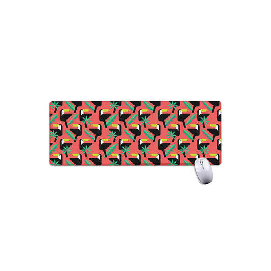 Tropical Toco Toucan Pattern Print Extended Mouse Pad