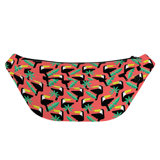 Tropical Toco Toucan Pattern Print Fanny Pack