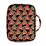 Tropical Toco Toucan Pattern Print Front Pocket Bible Bag